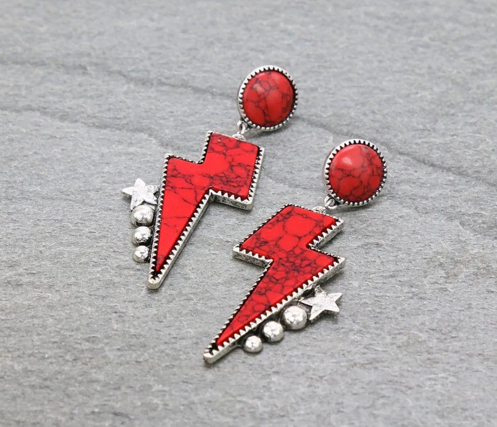 LIGHTNING BOLT EARRINGS