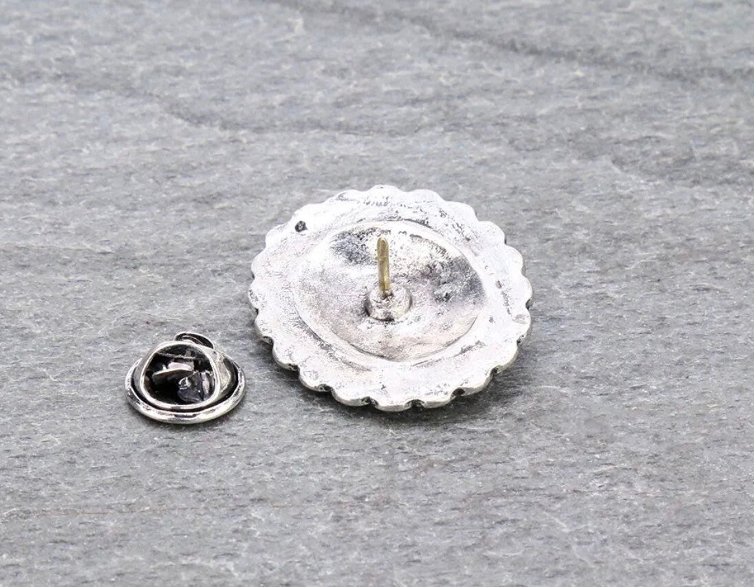 Concho Rhinestone Pin