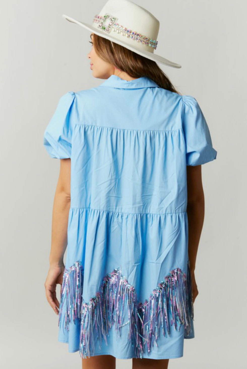 Fringe Babydoll Dress