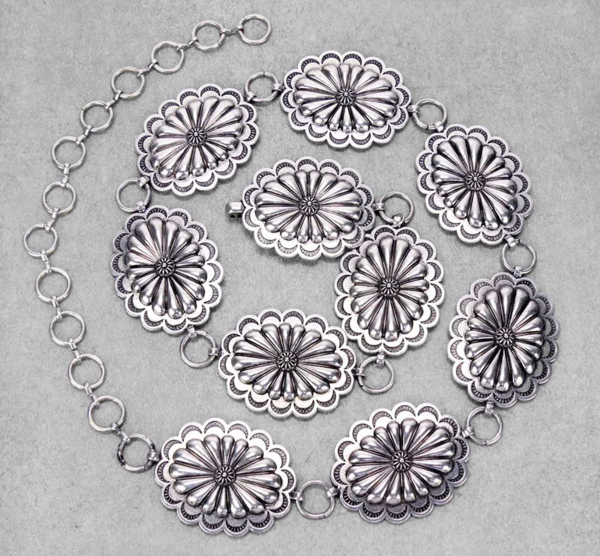 Silver Concho Bela’s Belt