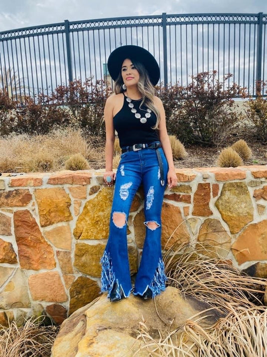 Fringe Jeans