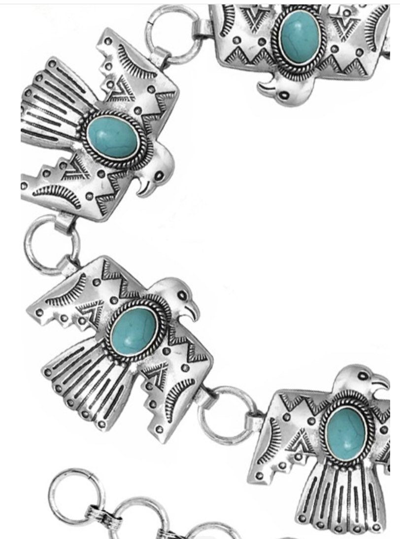 Thunderbird Turquoise Belt