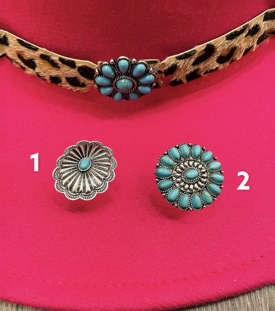 Turquoise Silver Pins
