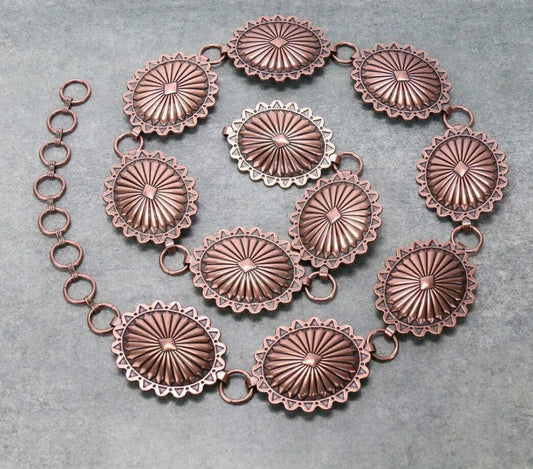 Copper Concho belt