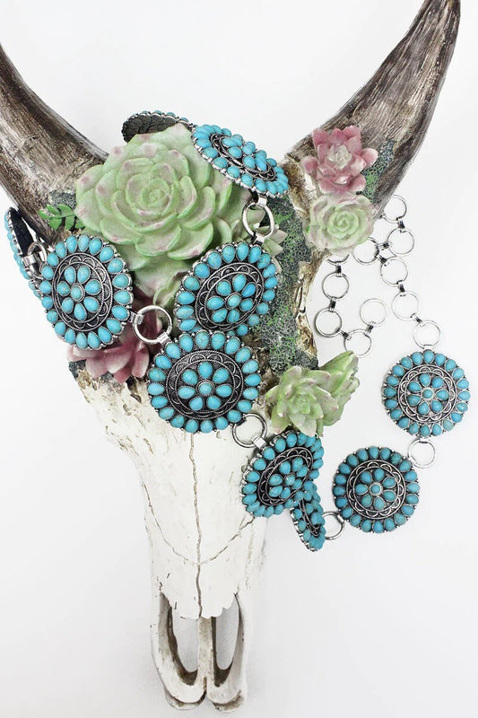 Turquoise Concho Belt