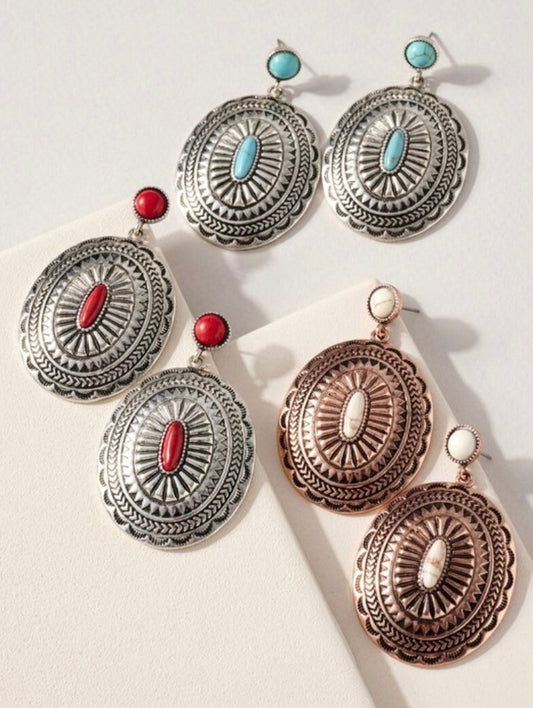 Concho Earrings