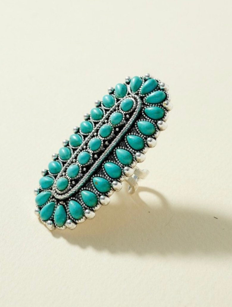 Western Turquoise Ring
