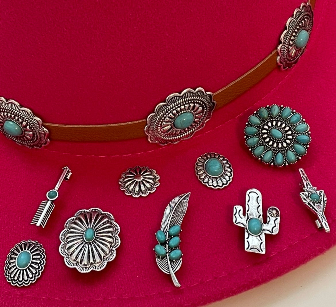 Western Turquoise Pins