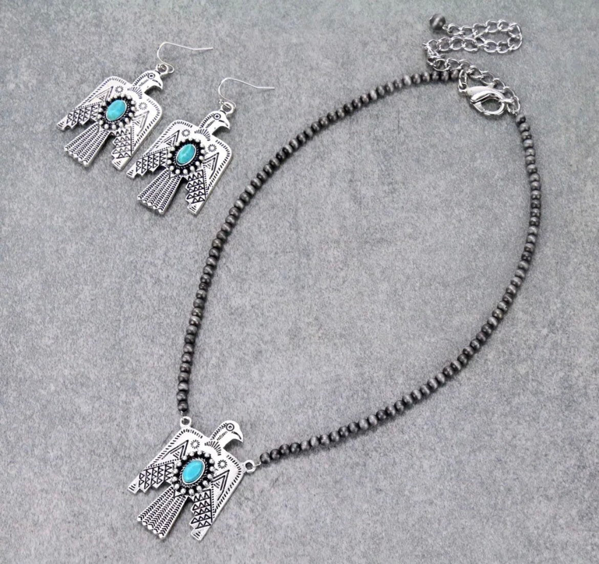 Thunderbird Navajo Necklace Set