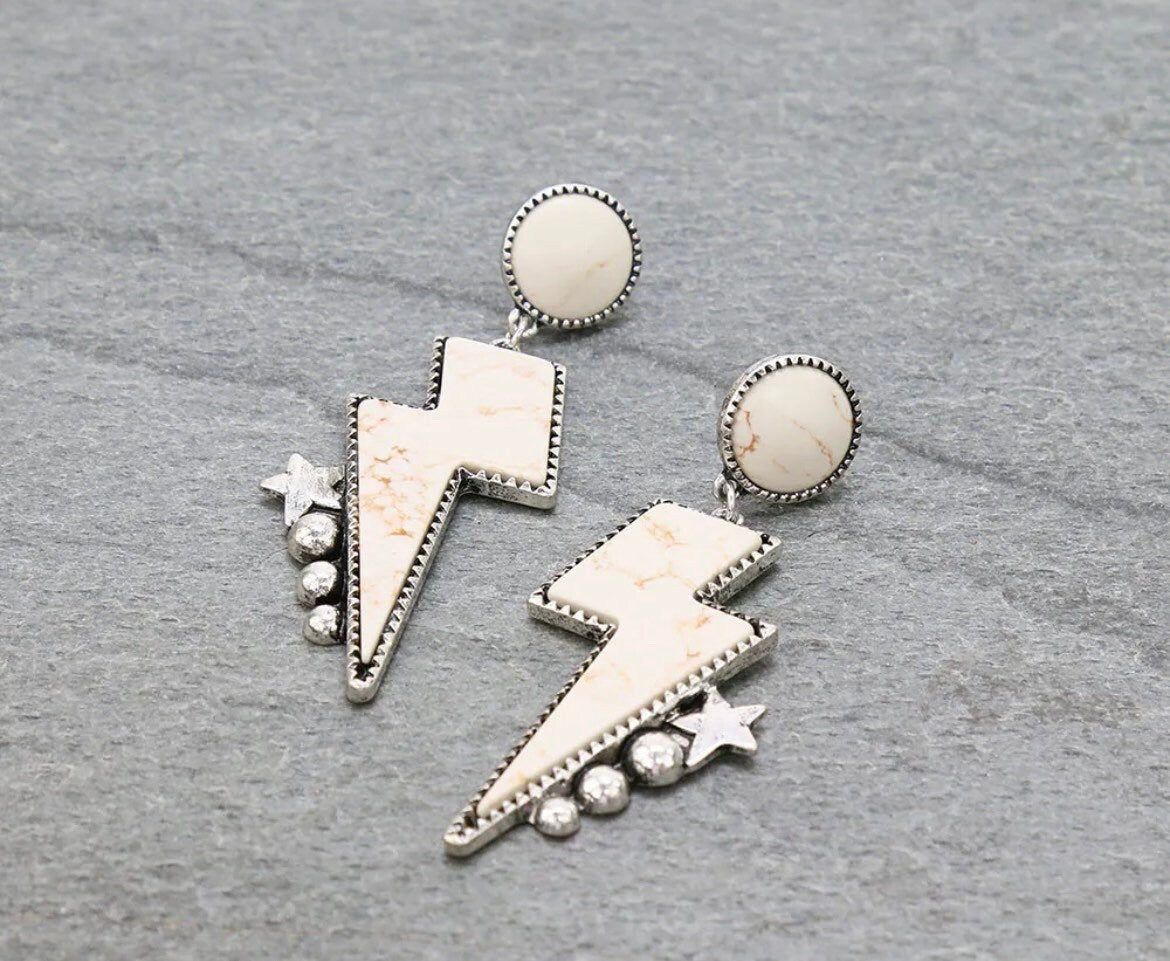 LIGHTNING BOLT EARRINGS
