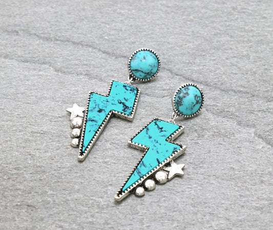 LIGHTNING BOLT EARRINGS