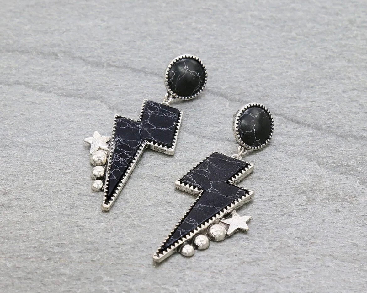 LIGHTNING BOLT EARRINGS