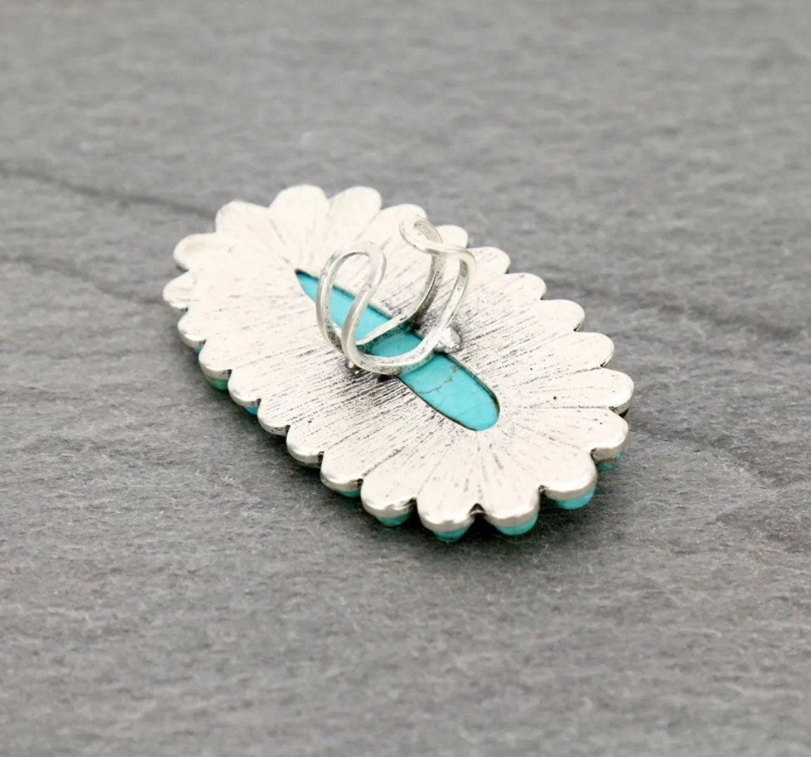 Natural Stone Turquoise Ring