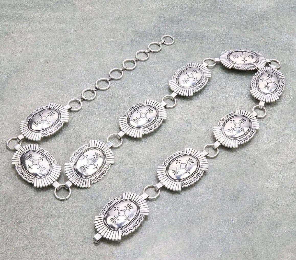 Silver Concho Belt