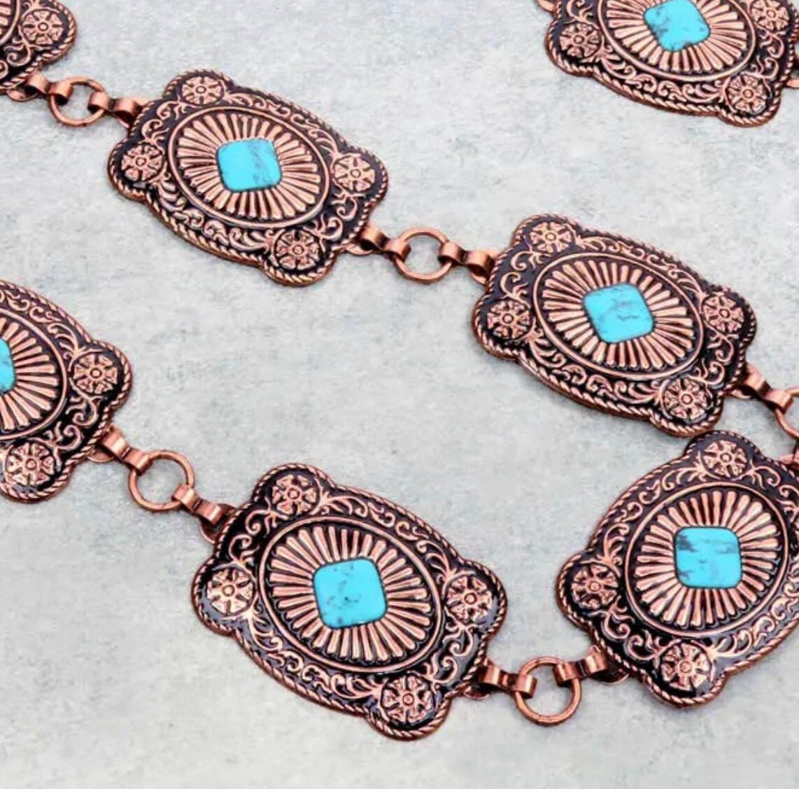 Square Chunky Western Belt