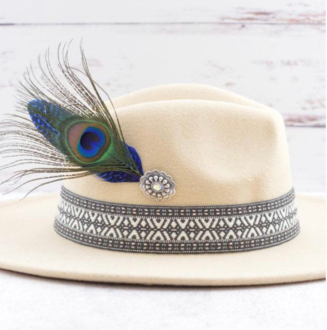 Peacock Feather Pin