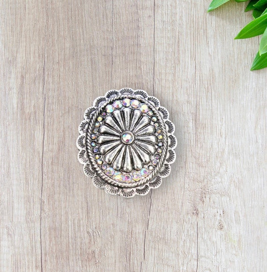 Concho Rhinestone Pin