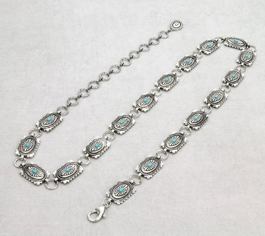 Small Square Concho Belt