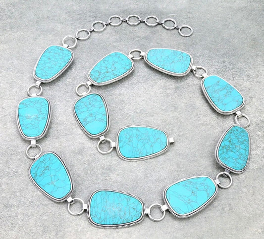 Turquoise Concho Belt