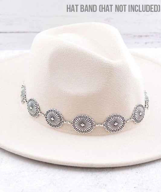 Concho Hat Band