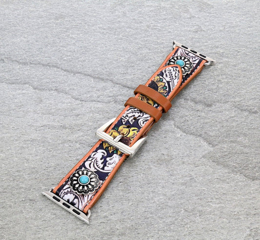 Sun Flower Turquoise Watch Band