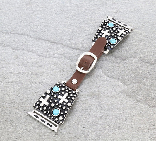 Cross Turquoise Watch Band