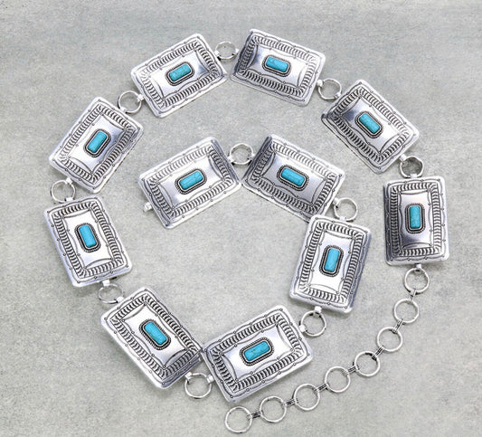 Square Concho Belt